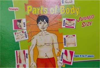 PUZZLE-PARTS-OF-THE-BODY - Parts Of The Body